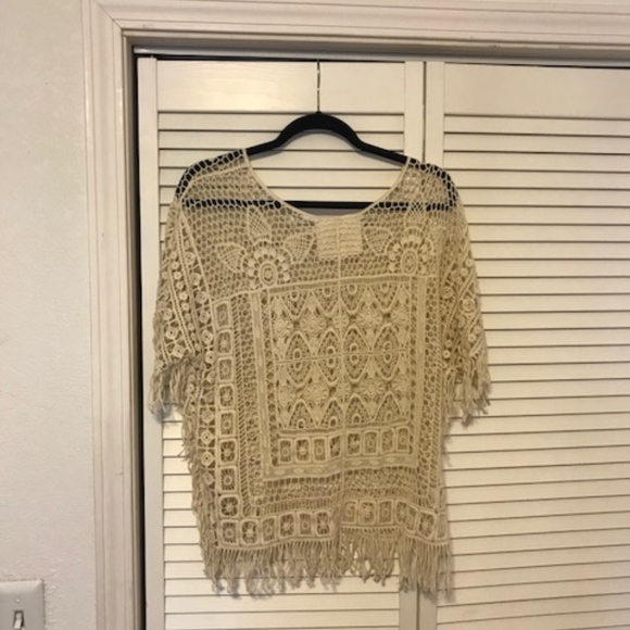 Anthropologie Tops - Anthropologie Lace Crochet Women’s Top/Free People